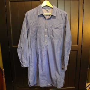 Old Navy Denim Shirt Dress Size L